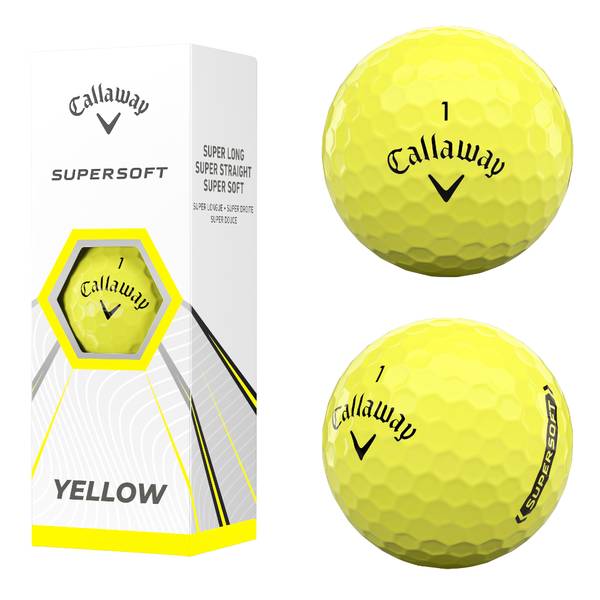 Callaway Super Soft Yellow Golf Balls
